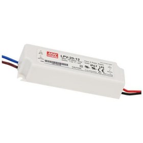 Resim Led Driver Meanwell Mw-lpv-20-12 12v 1.67a Sabit Voltaj 