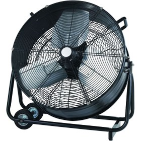 Resim Binbirreyon Endüstriyel Sanayi Yer Tipi Vantilatör Tekerlekli 80cm 330W Davul Vantilatör NC037 