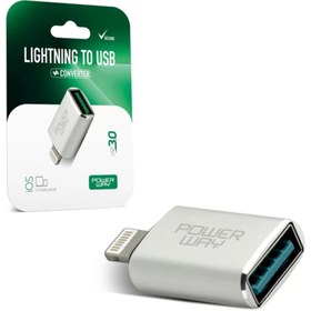 Resim OTG IPHONE TO USB 3.0 ÇEVİRİCİ POWERWAY 