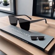 Resim Erkekler için Premium Geometrik Kare Moda Gözlükleri - Sürüş ve Günlük Kullanım için Yüksek Çözünürlüklü Lens, Dayanıklı PC Çerçeve 