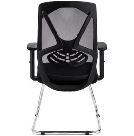 Resim Shoyse Siyah Fileli Misafir Koltuğu Siyah 