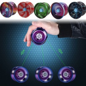 Resim 1 adet Hassas İşlenmiş Yüksek Hızlı Metal Yo-Yo ile Çıkarılabilir Kayış - Dayanıklı, Canlı Renkler, Başlangıç için Göz Alıcı Performans - Birden Fazla Rengede Mevcut - Açık Hava Oyunları ve Pratik İçin Mükemmel 