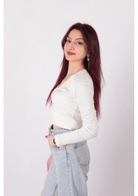 Resim Busem S0015897 Kadın Bluz Ekru 