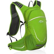 Resim Tenfowee 18l Bisiklet Sırt Çantası - Yeşil Renk, Su Torbasız, 700g, 48x30x14cm, Poliester Malzeme Yeşil 