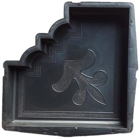 Resim Plastik Parke Taşı Kalıbı Tekli Orkide Çerçeve 1 4,5 Cm (10 Ad) 