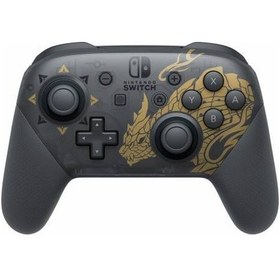 Resim Nintendo Switch Pro Monster Hunter Rise Edition Controller 