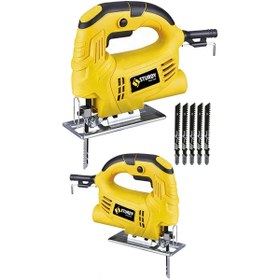 Resim Sturdy 400 W Sjs Metal Şanzuman 6 Kademe Devirli Bakır Sargili Dekupaj Testere Makinesi2 