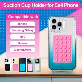 Resim 2 adet Silikon Emme Kupası Telefon Tutucuları - Kaymaz, Güçlü Tutuş, Eller Serbest Kullanım İçin İdeal, Yatak Odaları ve Banyolar İçin Mükemmel, Kayıt ve Fotoğrafçılık İçin Mükemmel, Duş Emme Kupası Tutucu|Canlı Tasarım|Dayanıklı Emme Kupası 