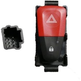 Resim RENAULT SCENIC 2010 - 2015 DÖRTLÜ SİNYAL VE İÇTEN AÇMA ANAHTARI 