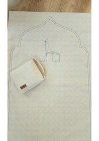 Resim Sade Seccade Çantalı Naturel Düz 70x115 Ç3 Nakış Çantalı 