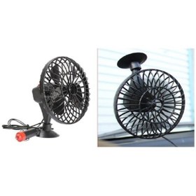 Resim PMX Araç Içi Vantuzlu 12v 5" Inc Oto Vantilatör Çakmaklık Tan Çalışan 