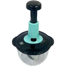 Resim Willowhaven Mavi Manuel Mutfak Doğrayıcı Paslanmaz Çelik Sebze Et Bıçak 