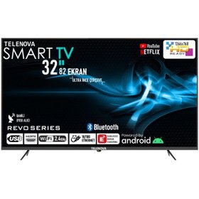 Resim Telenova 32fs1202 32" 82 Ekran Uydu Alıcılı Hd Android Smart Led Tv 