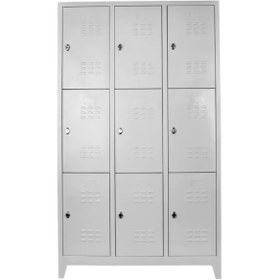 Resim Şahin Ekipman Dokuzlu Standart Personel Soyunma Dolabı SE.20.10.25 