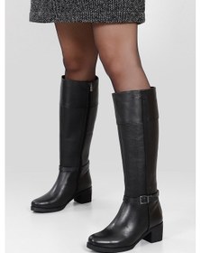 Resim Gönderi R Kadın Siyah Fermuarlı Kalın Topuklu Hakiki Deri Çizme Gkzc13444564 Siyah 