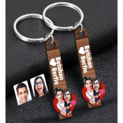Resim Bk Gift Kişiye Özel Sevgili Temalı 2’li Ahşap Anahtarlık, Sevgiliye Hediye,doğum Günü Hediyesi, Sevgililer Günü Hediyesi-5 