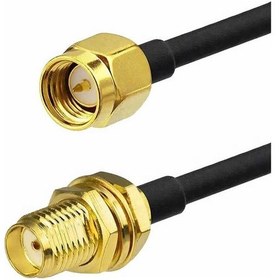 Resim Alkatronik-Rg174 Rp Sma Erkek Dişi 5M Kablo Altın Kaplama Rf Uzatma Wifi 3G 