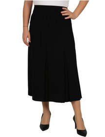Resim Butik Ara Boy Fişekli Astarlı Portoriko Kumaş Kloş Anne Eteği 