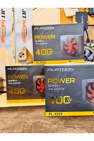 Resim Platoon Pl-9259 400w Gaming Pc Power Supply 12cm Geniş Fan Güç Kaynağı 