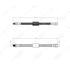 Resim SVAC 50-138 Fren Hortumu Ön X218 12-17 W221 05-13 C218 11-17 W212 09-15 W222 13-17 