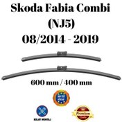 Resim Skoda Fabia Combi Nj5 2014 2015 2016 2017 2018 2019 Uyumlu Ön Cam Silecek Süpürgesi Takımı 600/400mm Silbak 