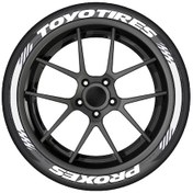 Resim Bir Lastik Mektup Araba Lastiği Styling Dekoratif Sticker Pvc Su Geçirmez Kişiselleştirilmiş 1wtoyo-2w 1 Piece Set 