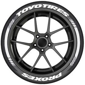 Resim Bir Lastik Mektup Araba Lastiği Styling Dekoratif Sticker Pvc Su Geçirmez Kişiselleştirilmiş 1wtoyo-2w 1 Piece Set 