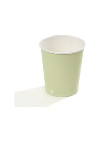 Resim 8 Oz Single Wall Baskılı Karton Bardak Açık Yeşil 2000 Adet 2000 