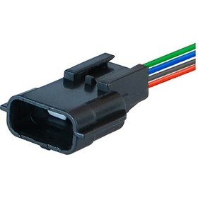 Resim Far Motor Soketi Dişi 4 Pin Kablolu 