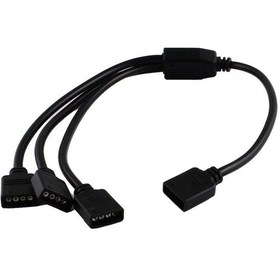 Resim Rgb Şerit Led Çoklayıcı Splitter 4375A Tek Kumanda 3 Çıkış Ekleme 