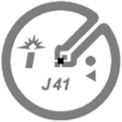 Resim Uhf J41 Etiket Kart 860-960mhz 12mm Yuvarlak Yapışkanlı Pasif Rfi 