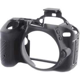 Resim Nikon D5500 Siyah EasyCover (Silikon Kılıf) 