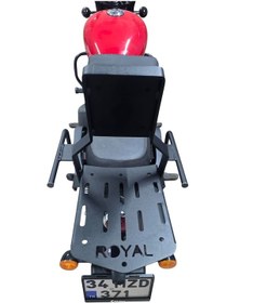 Resim Royal Enfield Meteor 350 Arka Çanta Taşıma Demiri 