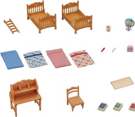 Resim Sylvanian Families Çocuk Yatak Oda Seti 5338 