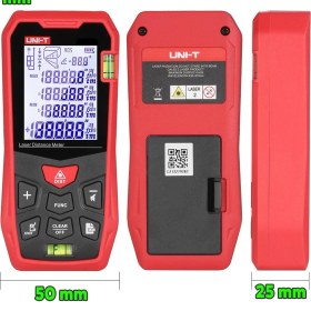 Resim Uni-T LM50A Lazer Metre 50 M Lazer Mesafe Ölçer 