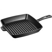 Resim Staub Döküm Izgara Tava 26 x 26 cm Siyah 