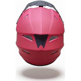 Resim Asistan Full Face Tam Korumalı Kask 53-54 Kırmızı Kırmızı - Siyah 