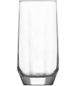 Resim LAV Diamond Cam Meşrubat Bardağı 3'lü 385 ml (Büyük Su/Kokteyl/Limonata Bardağı ) 