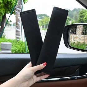 Resim 3lü/4lü Araç Kemer Kılıfı, Ayarlanabilir, Plüş, Lycra (Spandex), Evrensel Uygulamalı, Yumuşak, Araç İçin 