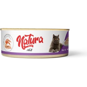 Resim Natura Et Suyu İçerisinde Ton Balıklı ve Yengeçli Yetişkin Kedi Konserve Yaş Maması 70 gr 