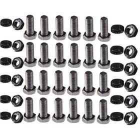 Resim Çapa Makinaları Bıçak Civata Takımı 10 Mm 3 Cm (24 Adet) 