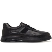 Resim Derimod Erkek Siyah Bağcıklı Deri Casual Sneaker 25WFD677214 