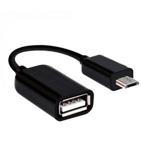 Resim Micro Usb To Usb Çevirici Dönüştürücü Otg Klavye Mouse Flash Bağlantı Kablosu 