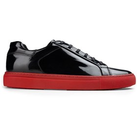 Resim Deery Hakiki Deri Siyah Sneaker Erkek Ayakkabı 