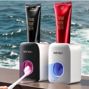 Resim 1 Adet Banyo İçin Otomatik Diş Macunu Dağıtıcı, Delme Gerektirmeyen Ev Kullanımı, Diş Macunu Sıkma Tutucu 