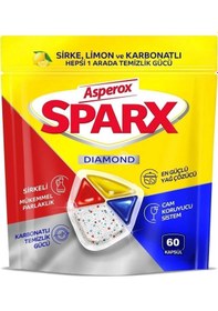 Resim Asperox Sparx Diamond Bulaşık Makinesi Kapsülü 60'lı 