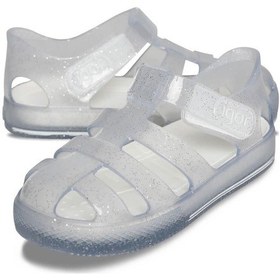 Resim İgor Star Glitter Kız Çocuk Sandalet S10265-209 - Simli Beyaz 