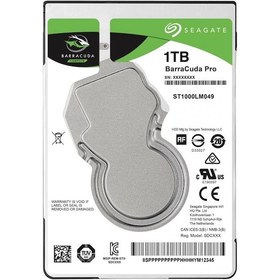 Resim Seagate Barracuda Pro ST1000LM049 2.5" 1 TB 7200 RPM SATA 3 HDD 