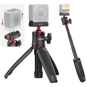 Resim Springsun Tripod Ulanzi Mt-50 Taşınabilir Selfie Çubuğu Tripod Standı 360 Dönebilen Ballhead İle Manyetik 