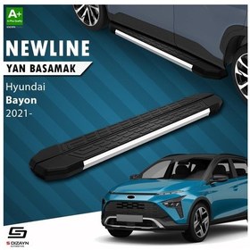 Resim S-dizayn Hyundai Bayon Newline Krom Yan Basamak 173 Cm 2021 Üzeri A+ Kalite 